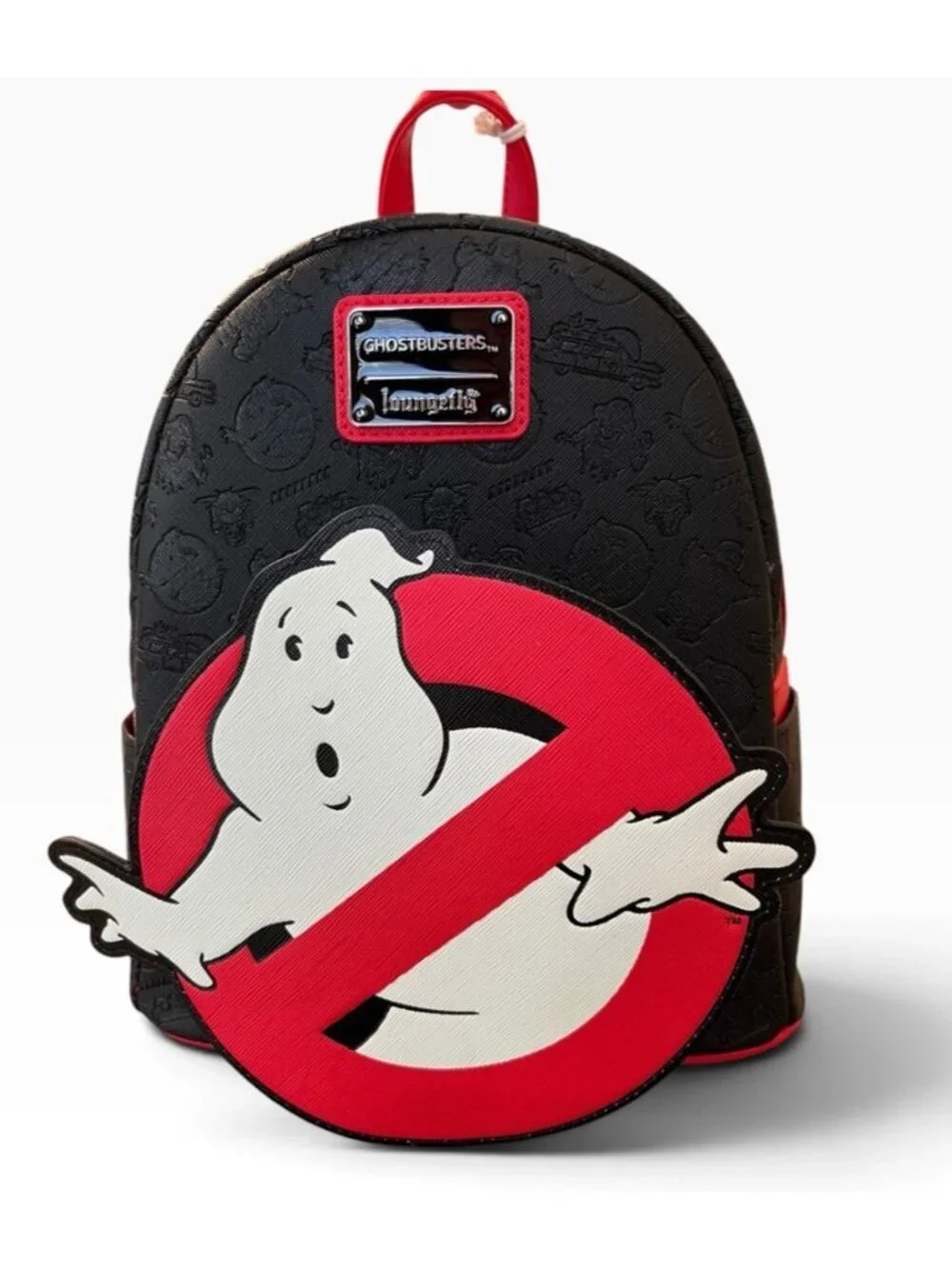 Loungefly Ghostbusters Ghost Logo Glow-in-the-Dark Mini Backpack NWT
